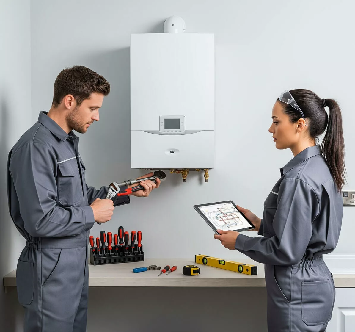 Entretien de chaudière