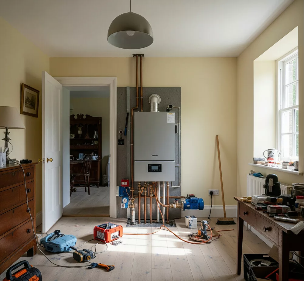 Entretien de chaudière